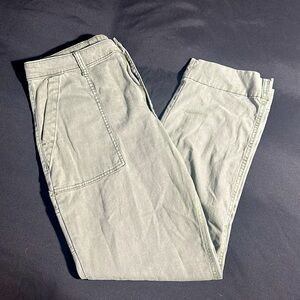 Old Navy Adjustable High Waisted Cargo Pant Army Green